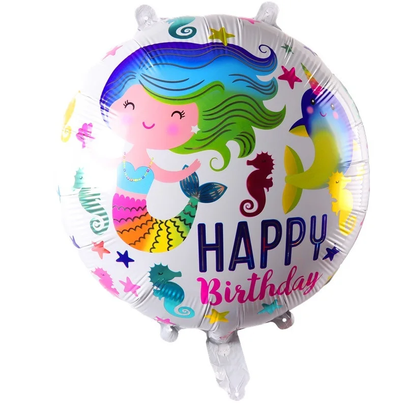 XXYYZZ 18 дюймов Специальное предложение 0,19 с днем рождения воздушный шар мультфильм Детские игрушки партия украшений Алюминиевая Пленка воздушный шар