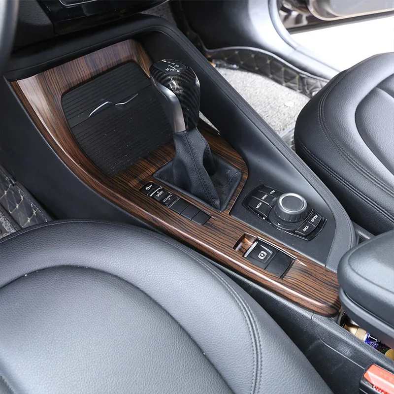 Сосновая древесина зерна для BMW X1 F48- для BMW X2 F47 центральной консоли украшения кадр отделкой автомобильные аксессуары для леворульных автомобилей