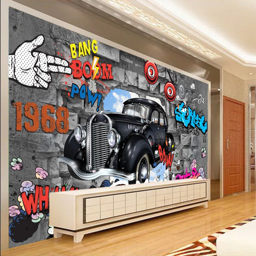 Cool Graffiti Bang Boom Cobrindo Mural Papel De Parede 3d Para ~ Papel De Parede Grafite Para Quarto Cool Graffiti Bang Boom Cobrindo Mural Papel De Parede 3d Para ~ Papel De Parede Grafite Para Quarto