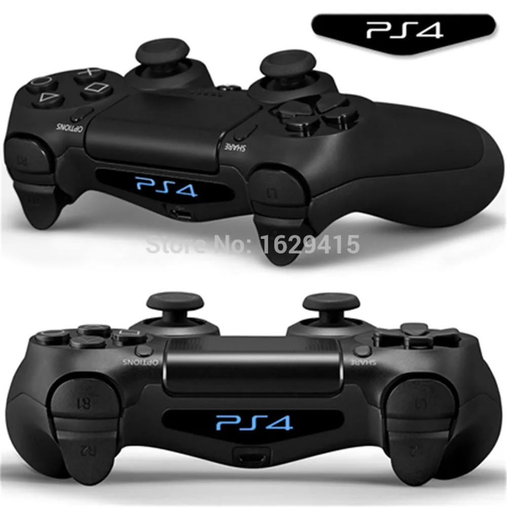 C IVYUEEN 2 шт. для sony Dualshock 4 PS4 DS4 Pro тонкий контроллер светодиодный светильник наклейки виниловая наклейка кожный чехол для Playst - Цвет: C