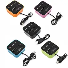 Multi-function USB Combo Expander Multi-function USB Hub Card Reader Hub 3-port USB2.0 HUB 4 Card Slot Readers Multi-function USB Combo Expander Multi-function USB Hub Card Reader Hub 3-port USB2.0 HUB 4 Card Slot Readers