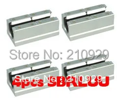 

4pcs SBR30LUU cylindrical Linear guides block