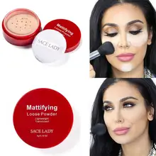 DSstyles рассыпчатая пудра для лица матовый макияж фиксирующая пудра Профессиональный полупрозрачный контроль масла лица макияж Косметические аксессуары