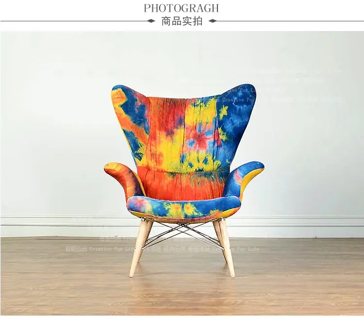 Odd ranks yield Cady pop style мебель импортная ткань галстук-окрашенная ткань кресло стул n