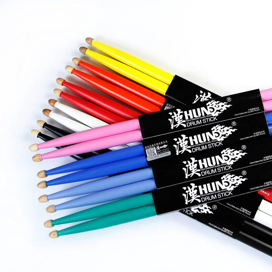 HUN drumsticks 5A drum stick drum hammer Multicolor USA Walnut Matte paint
