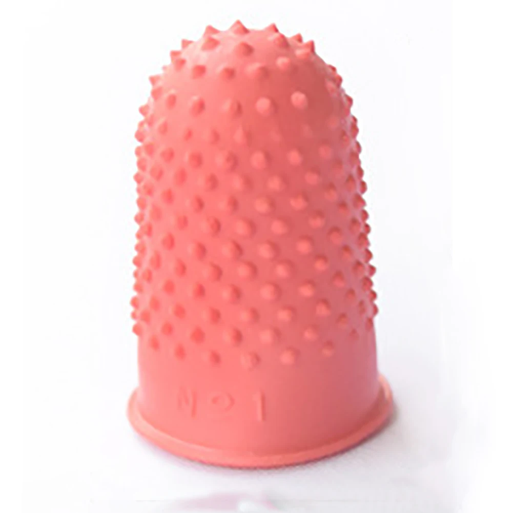 

5Pcs Silicone Thimble Finger Tip Sewing Protection for Use with Diy Sewing Rubber Needle 5 Colors Optional
