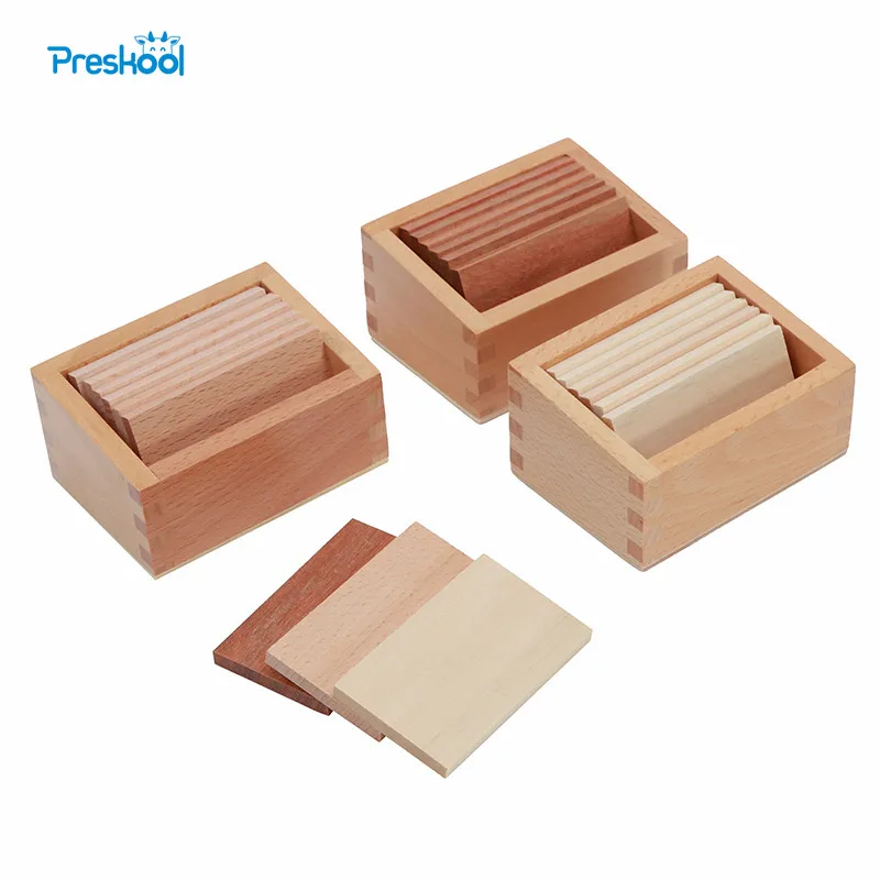  Baby Toy Montessori Baric Weight Tablets with Box Early Childhood Education Preschool Training Kids