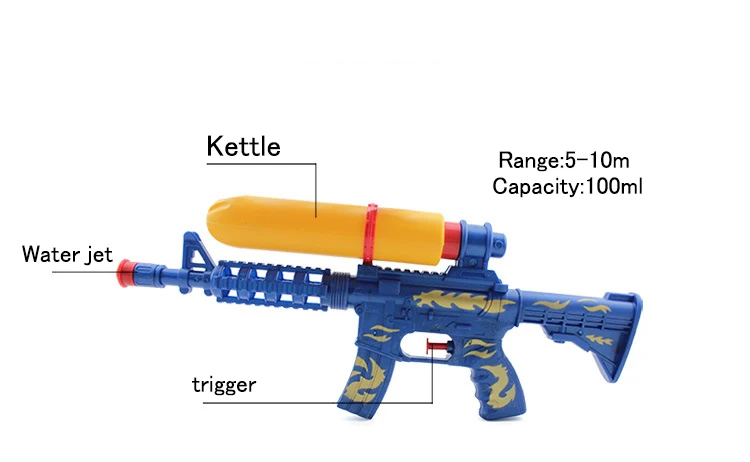 33 см крутое распылительное ружье, пистолеты, игрушки, Большие Детские пушки, уличная игра 188215 высокого давления, большой объем для воды, пистолет, летние пляжные игрушки