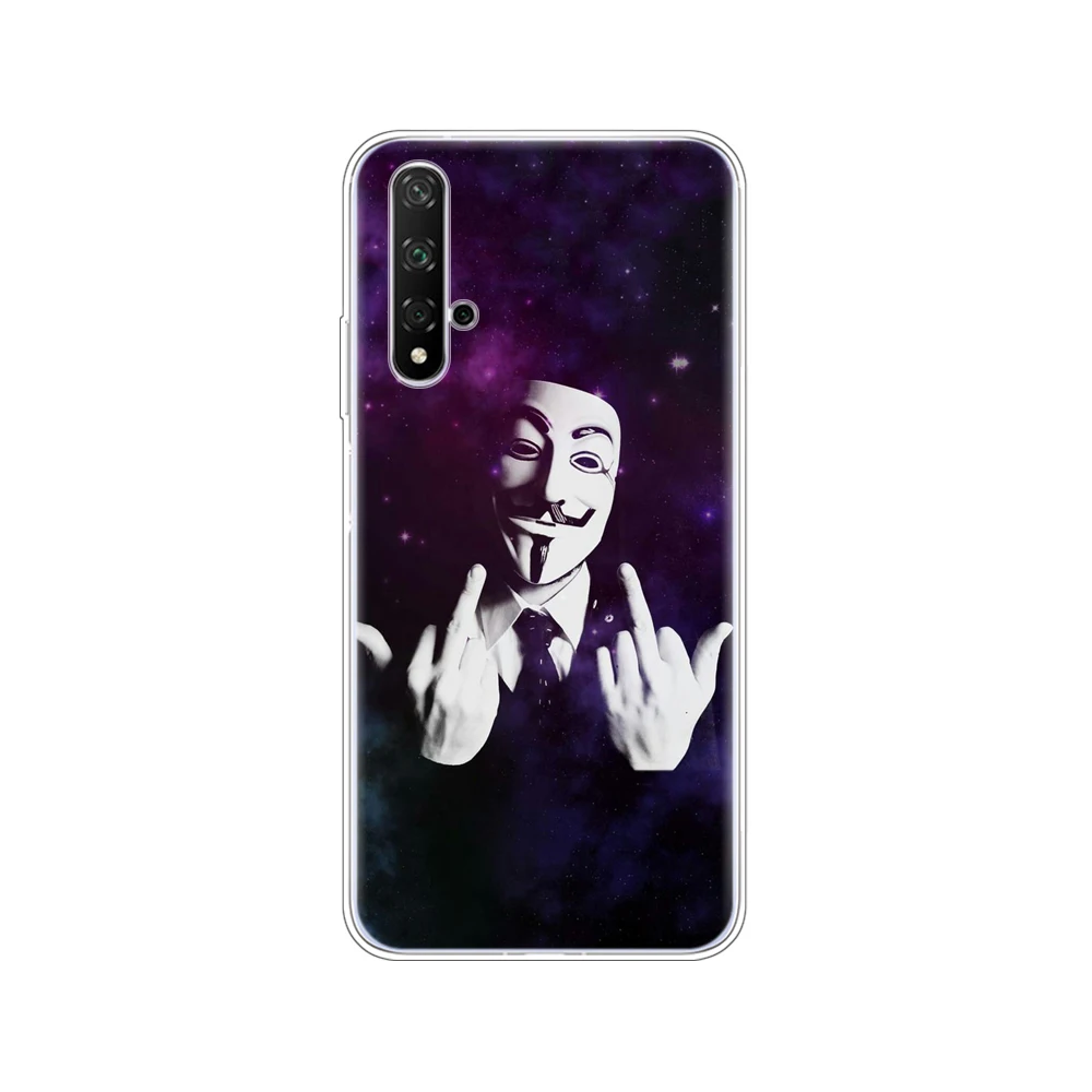 80061 Чехол для Honor 20, силиконовый чехол на заднюю панель, чехол для телефона Huawei Honor 20 Pro Lite Honor20, YAL-L21, YAL-L41, роскошный мультяшный рисунок - Цвет: 80061