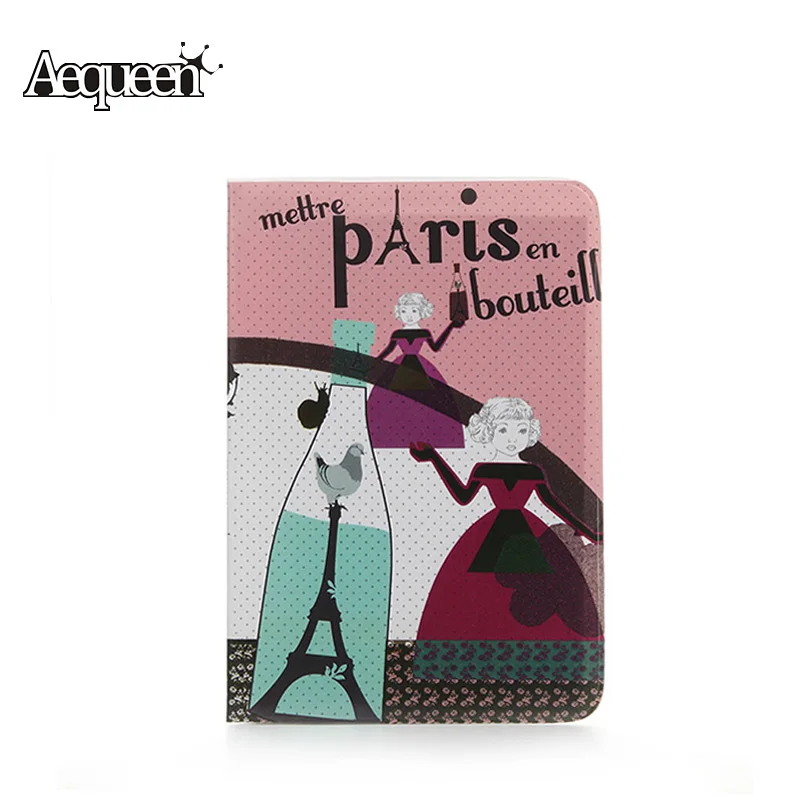 2016 New Passport Cover 13 Styles Card ID Holders 9.5x13.5cm PVC Document Folder Travel Passport Package Wholesale Eiffel Tower