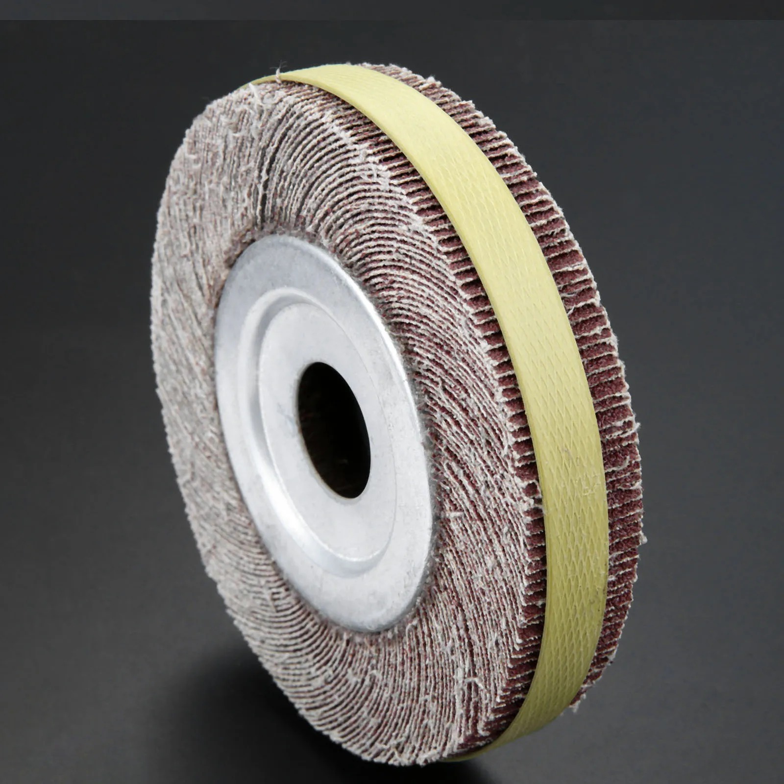 6inch Flange Abrasive Flap Wheel Sanding Cloth Mop Wheel Metal Wood Polishing Grinding Grit 60 80 100 120 240 320