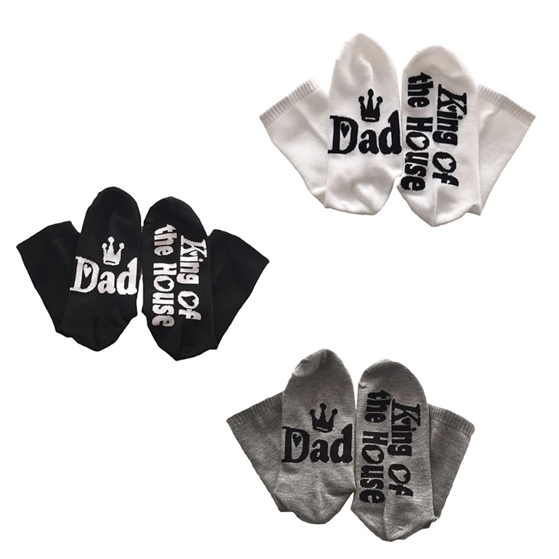 Women Men Word Art Socks solid Color White Black Cotton in Tube Socks