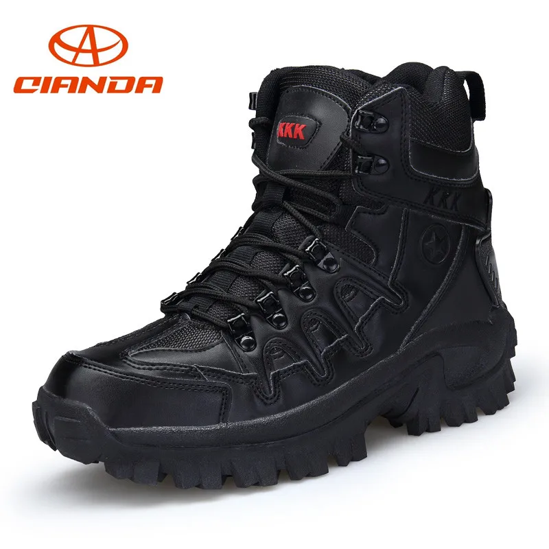 

Winter Outdoor Sport Tactical Military Boots Hiking Shoes Men Professional Mountain Climbing Non-slip Breathable Hunting Shoes