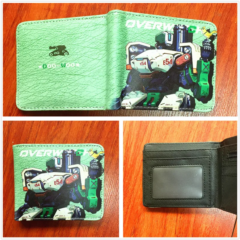 

New Arrival Overwatch Wallet carteira for Male Men Creative Gift Purse Card Holder Bags Hero Over Watch PU Short Wallet W553