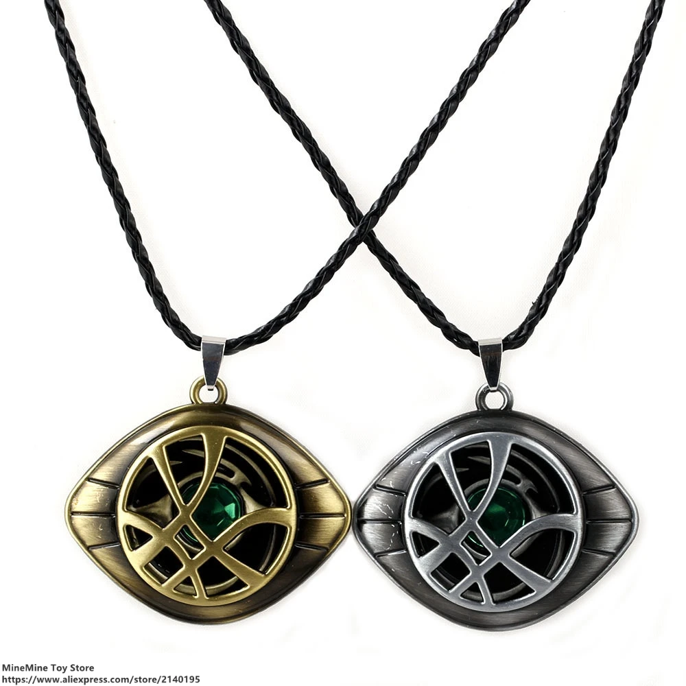

ZXZ Marvel Avengers Doctor Strange Eye of Agamotto Time Stone Metal Action Figure Anime Collection Figurine Toy model