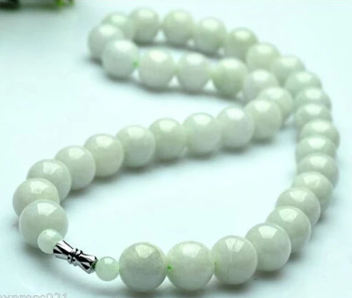 Imperial Untreated A Grade 100% Natural Jade/Jadeite Beads Necklace |
