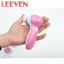 TOP Quality Portable Machine Body Cleaning Massage Skin Beauty Brush White And Pink Color Face Brushes Facial Cleanser Tool