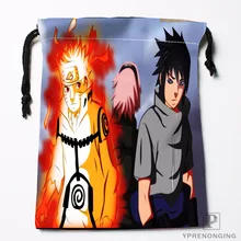 Стикеры с Наруто, сумки на шнурке, сумка для хранения путешествий, мини сумка для плавания, походов, игрушек, размер 18x22 см#0412-03-28