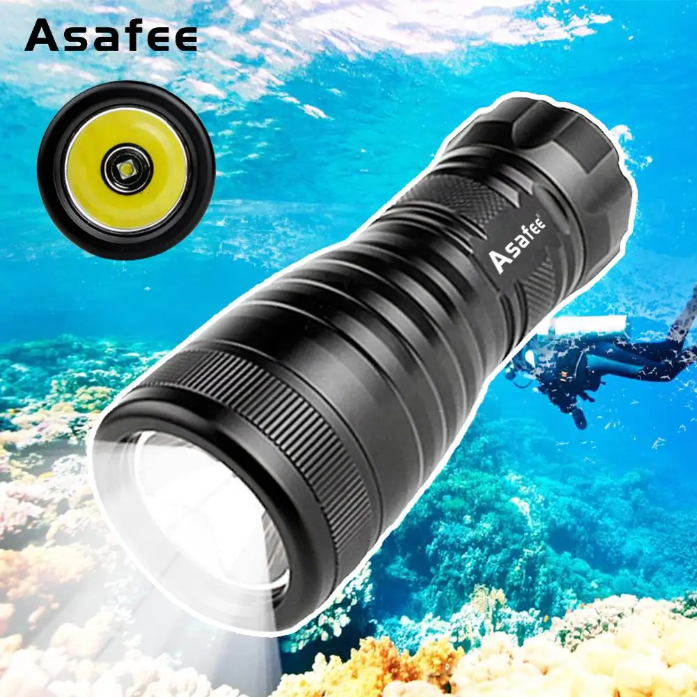 

Brinyte DIV03 Max 800 Lumens USA Cree XM-L L2 LED 200m Underwater Diver diving flashlight