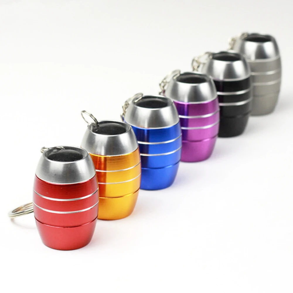 5pcs/lot Mini Colorful Cute Keychain LED Flashlight Portable Torch