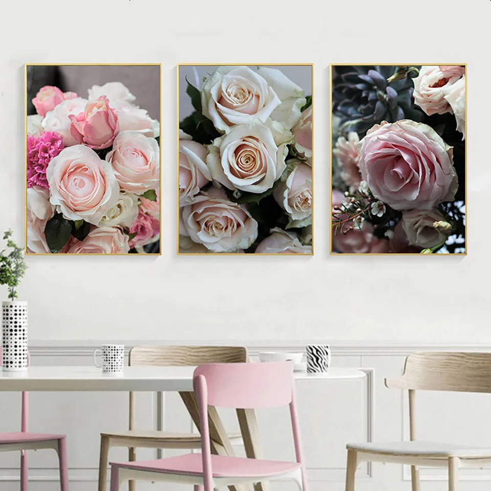 Rosa-flor-bot-nico-cartel-escandinavo-arte-de-la-lona-de-impresi-n-decorativa-pintura-de (1)