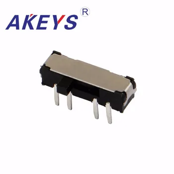 

30PCS MSK-23D18 MINI slide switch 2P3T DIP side slide 8 pin 3 position mini toggle switches without fixed pin