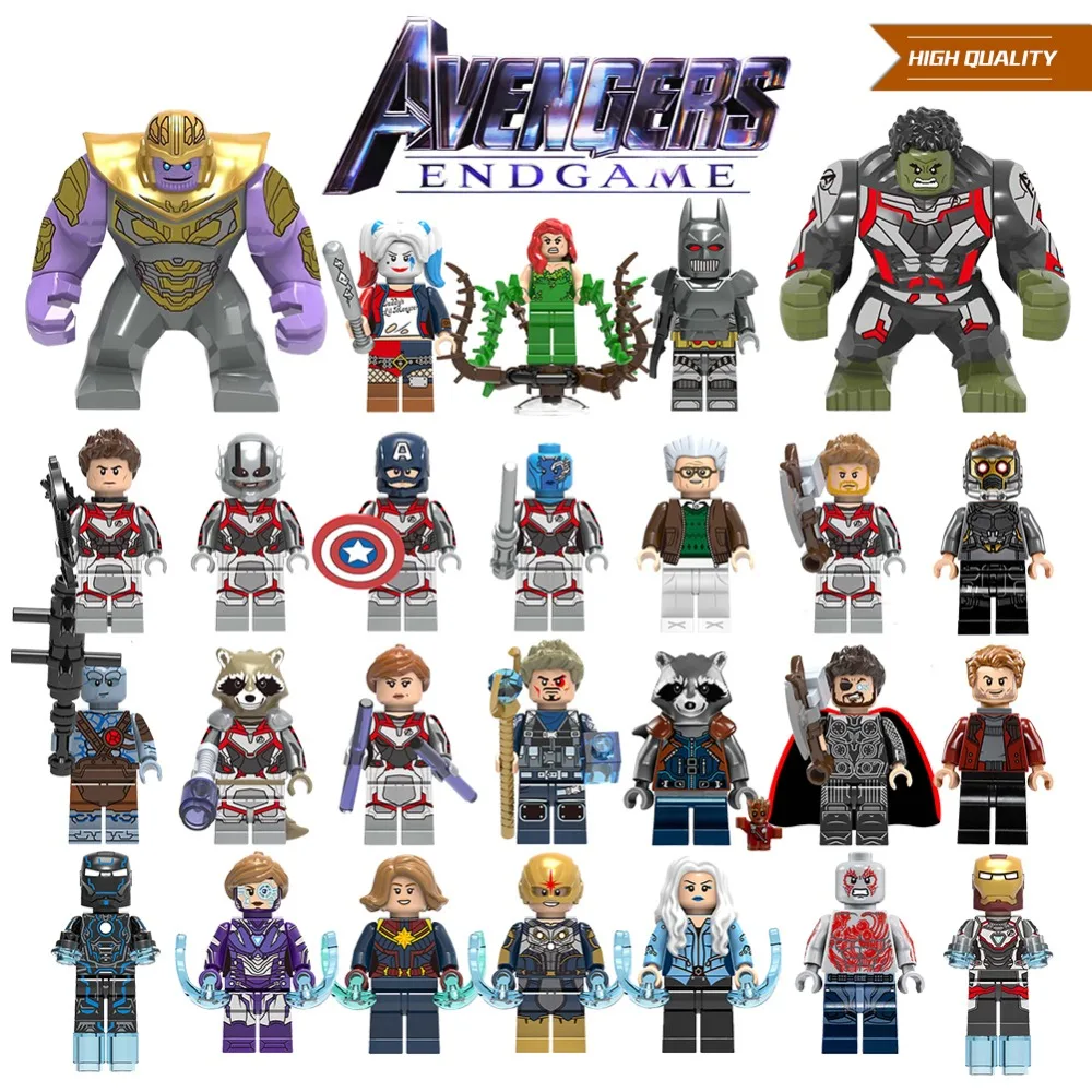 

Single Sale Building Blocks Avengers 4 End Game Space Suit With Micro Figures Iron Man Tony Stark Thor Hawkeye For Children Toys