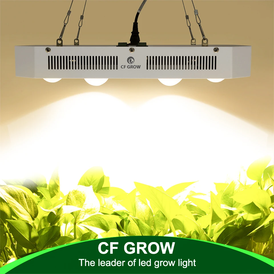 

Citizen 1212 COB LED Grow Light Full Spectrum 300W 600W 900W 3500K 5000K = HPS Growing Lamp for Indoor Plant Veg Flower Lighting
