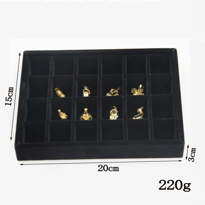 Black 24 grids tray