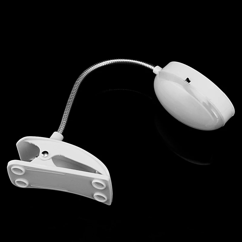 العين يهتم مرنة كليب على الجدول مصباح LED المشبك القراءة دراسة السرير مكتب للحاسوب شخصي مشرق ضوء 5 وحدات مصباح LED فائق الإشراق البطارية