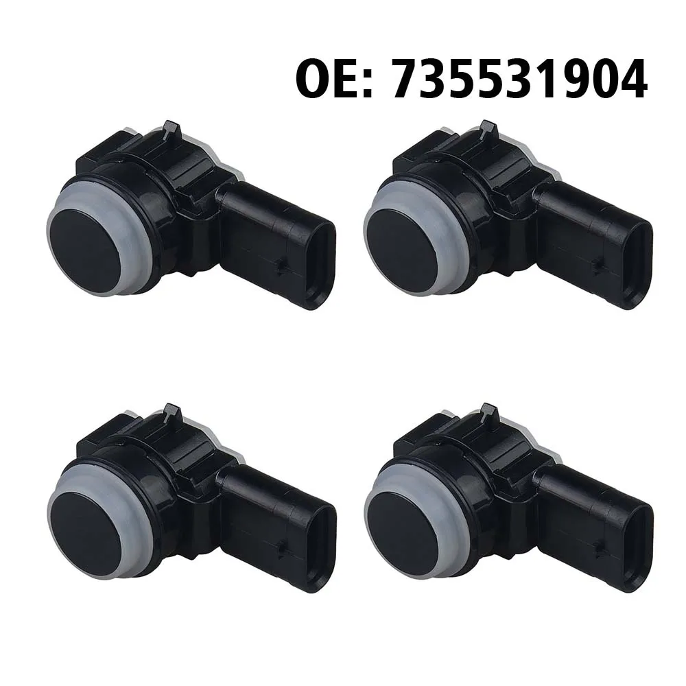 4 шт./лот PDC датчик парковки Parktronic 735531904 для FIAT Panda 3 500 500X 500L 2012 2013 2014 + | Автомобили и