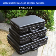 good quality Aluminium tool case toolbox Aluminum frame Business advisory suitcase Man portable suitcase briefcase two colors 
