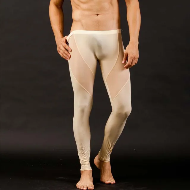 3 Pcs/Lot WJ brand see through Sexy men's underwear thin gauze pants