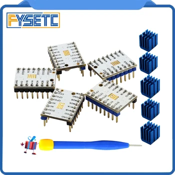 

5pcs StepStick TMC2100 Stepper Motor Driver Ultra-silent Excellent Stability Protection Superior Performance 3D Printer Part