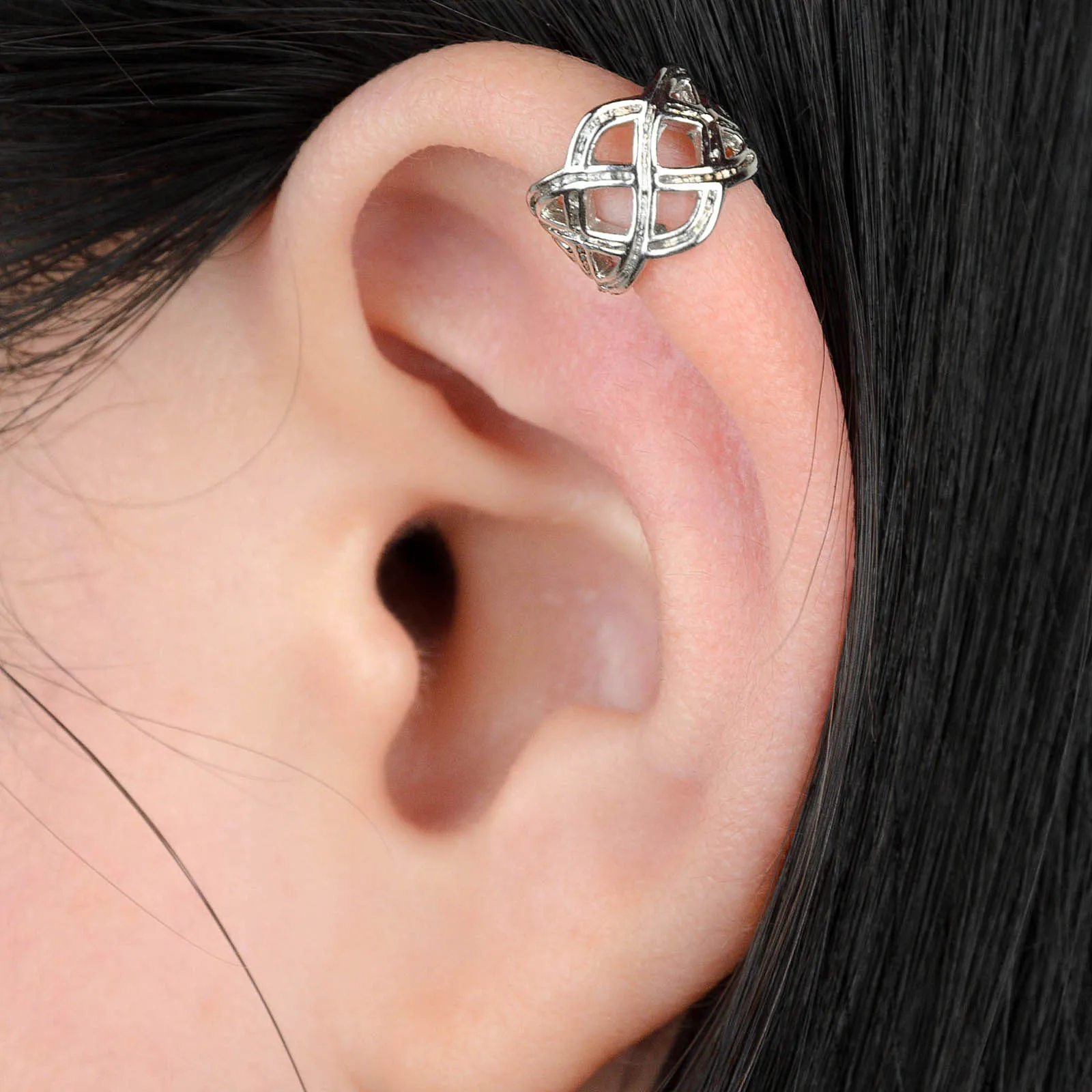 Women Cross Ear Clip Cuff Wrap Cartilage Earring Fashion On Cuff Wrap Cartilage Earring Fashion