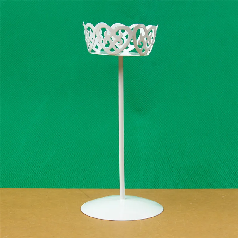 Белый цвет металлический Свадебный кекс стенд торт десерт Железный держатель дисплей вечерние Декор GHMY - Цвет: as picture