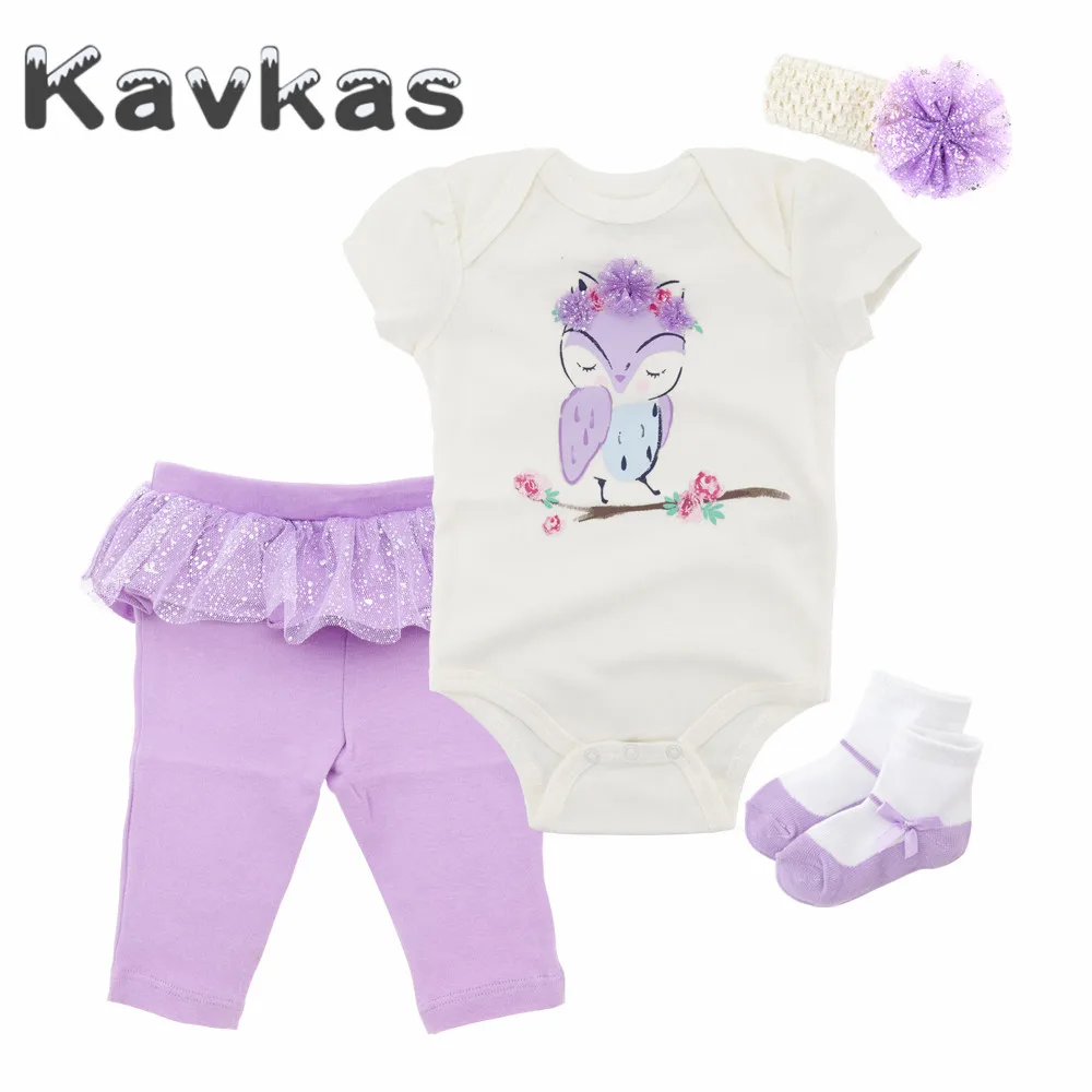 TZ6096 Kavkas/боди+ шапочка+ носки, комплект одежды для маленьких девочек, летняя хлопковая одежда с короткими рукавами, костюм для маленьких мальчиков, одежда для новорожденных - Цвет: TZ6096