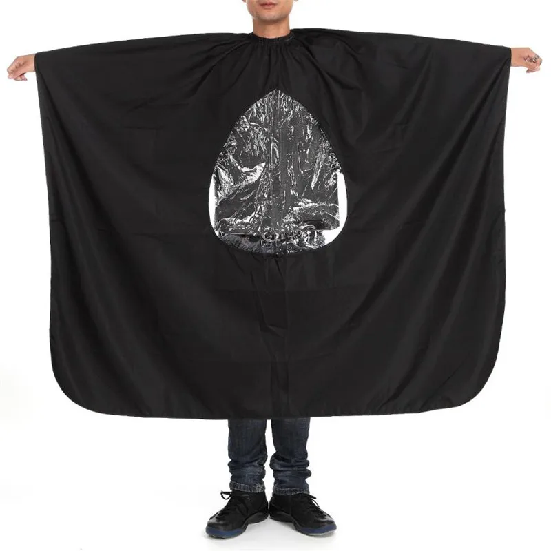 Visible Hairdresser Cutting Hair Waterproof Cloth Salon Barber Gown Cape Hairdressing X9122 5Up Visible Hairdresser Cutting Hair Waterproof Cloth Salon Barber Gown Cape Hairdressing X9122 5Up