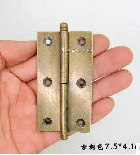 Аппаратные принадлежности Китайский старинный стиль медные петли дверная петля шкафа. 3 дюйма на основе толстого медного опорные фитинги