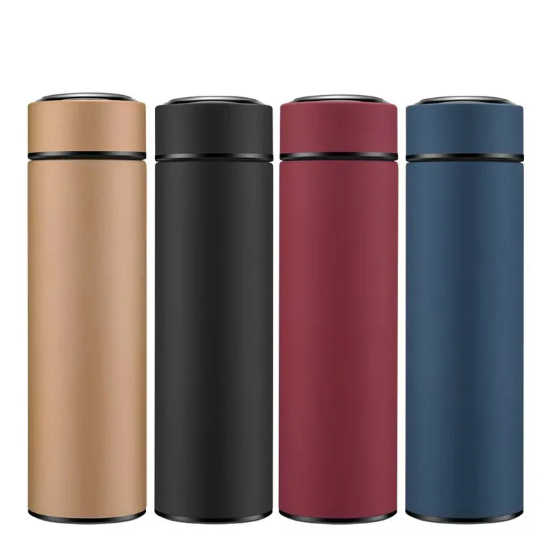 cheap High Quality 450ML Home Thermos Tea Vacuum Flask With Filter Stainless Steel 304 Thermal Cup Coffee Mug Water Bottle Office Busi