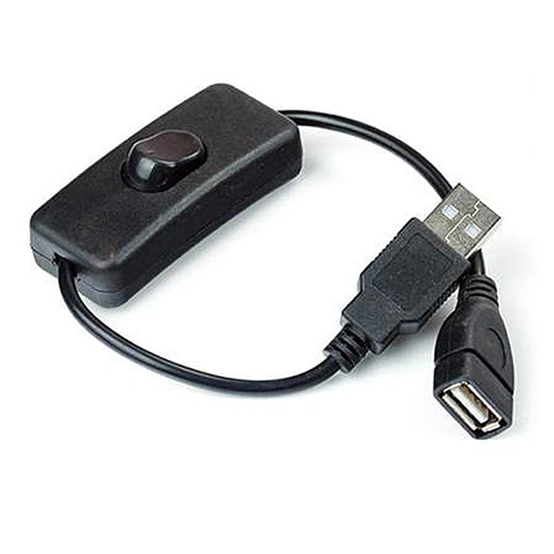 2 цвета USB кабель 28 см USB 2,0 A папа-мама удлинитель Кабель с переключателем вкл. Выкл. Кабель