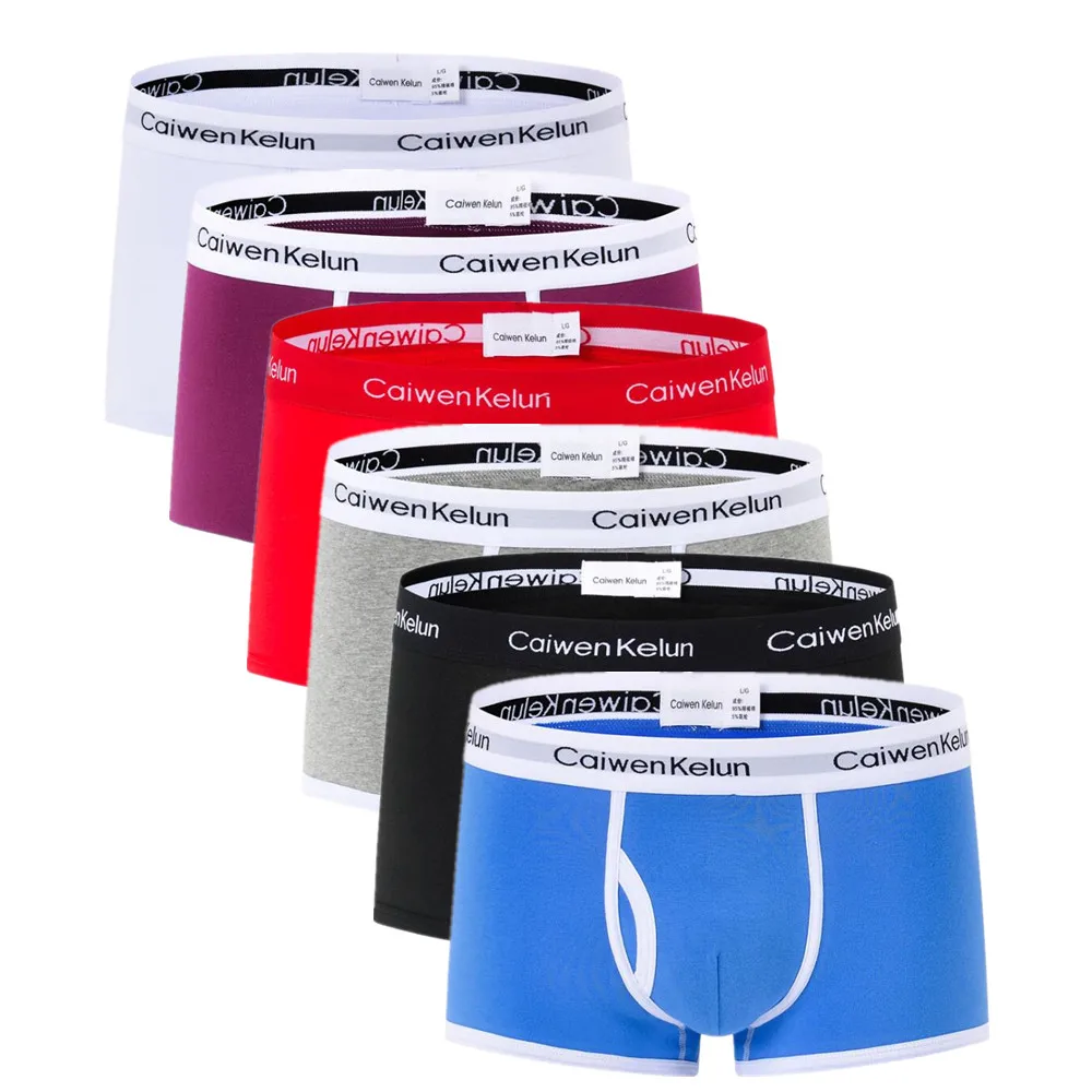 20 шт./лот мужские удобные шорты боксеры мужское нижнее белье хлопковые размера