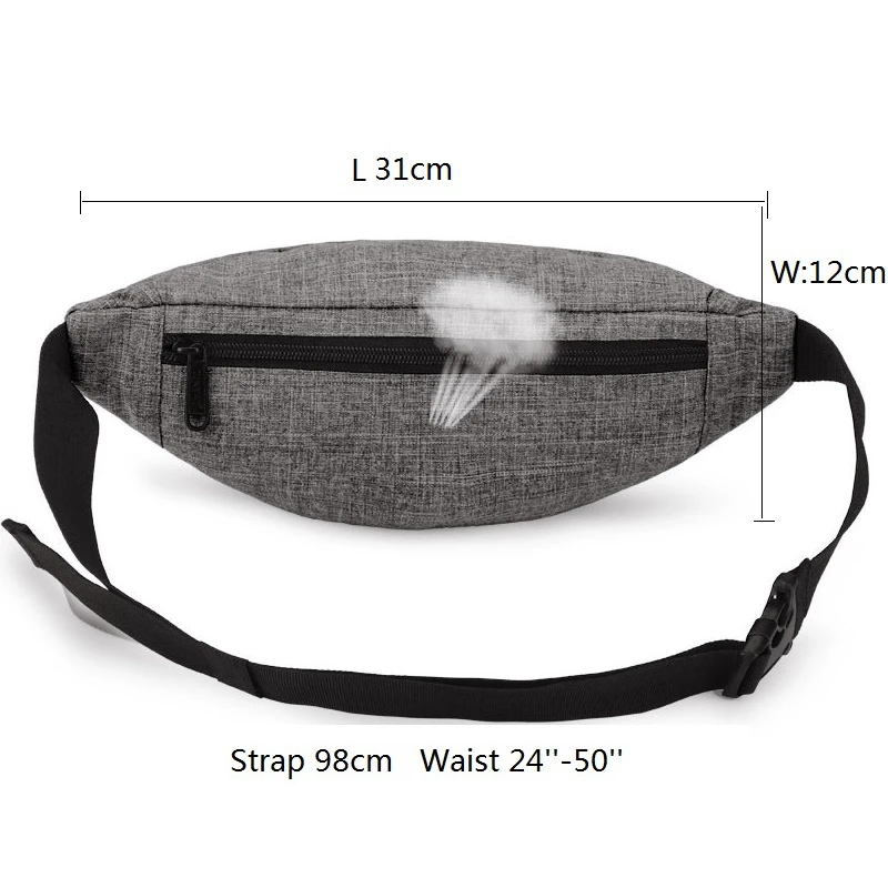 Tinyat Для мужчин мужской Повседневное функциональная сумка для талии Телефон поясная сумка T201 холст Хип сумка ремень пакет