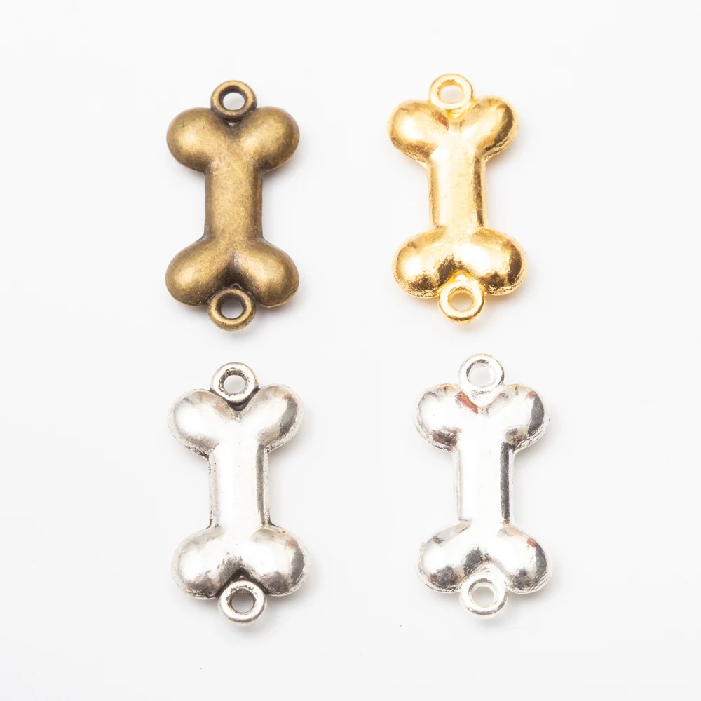 

30pcs zinc alloy Animal Dog bone Charms for Jewelry Making 5790