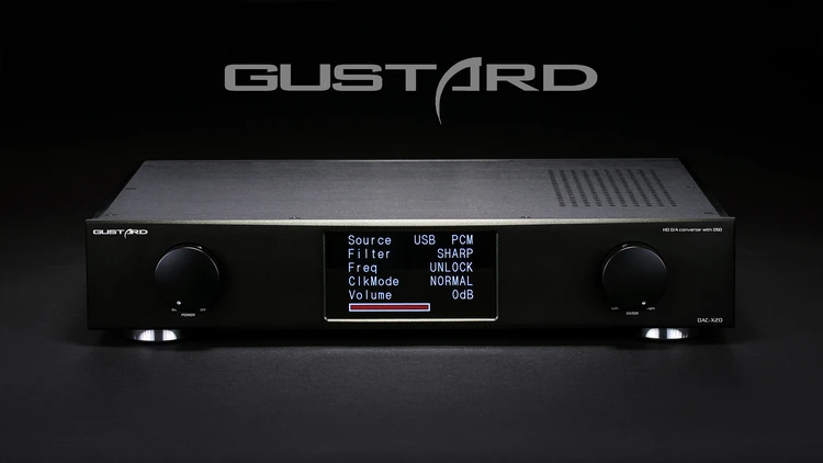 GUSTARD DAC-X20 Dual ES9028 XMOS USB入力内蔵