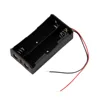 1Pcs Plastic 18650 Battery Storage Case Box Holder For 2x 18650 3.7V Li-ion Battery With Wire Leads 14cm Wholesale ► Photo 2/6