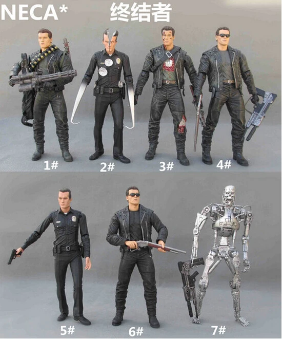 NECA Терминатор 2 фигурка T-1000 Pescadero Больничная фигурка игрушка 15 см Y6410