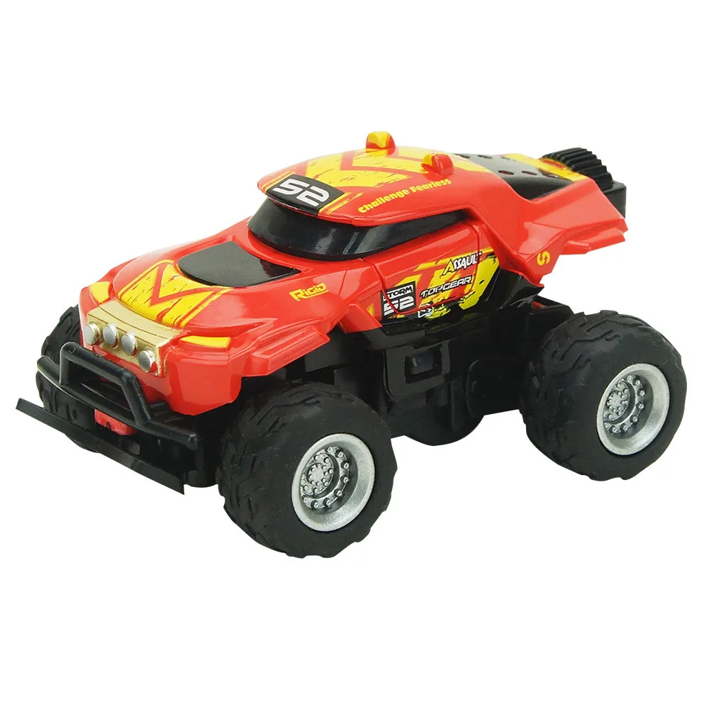 

Mini 1:58 4CH Radio Remote Control Off Road RC Machine Monster Truck RTR Racing Car OC25B