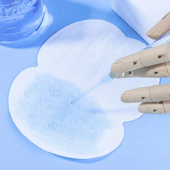 

10pcs Armpits Sweat Pads Underarm Gasket Sweat Absorbing Pads Disposable Anti Sweat Stickers For Summer Clothing Gaskets