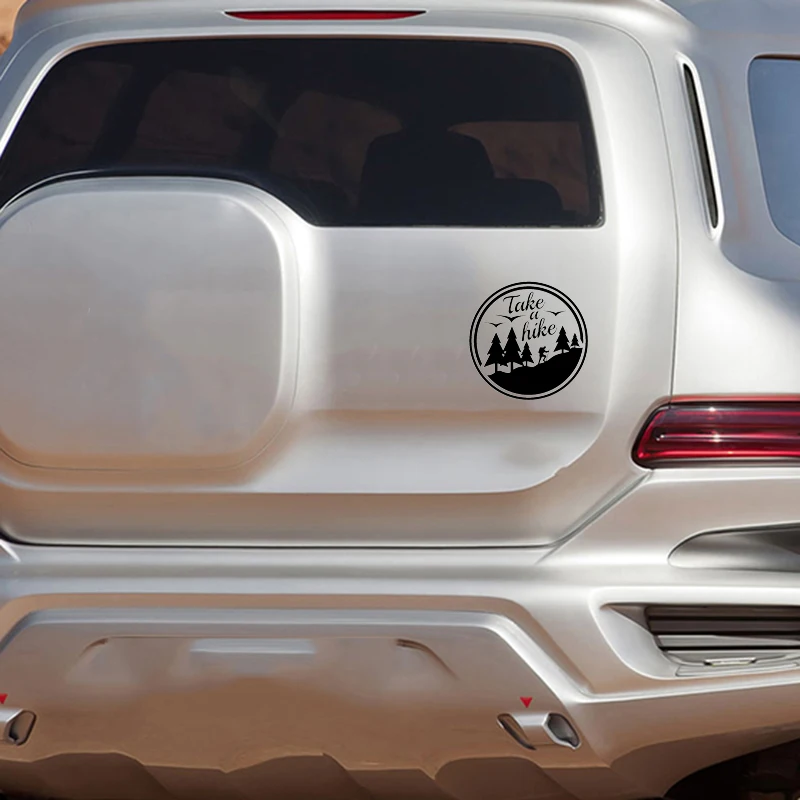 15*15 см Take A Hike Car Sticker s и наклейки для автомобиля Caravan Camper Van Laptop Camping Adventure Виниловая